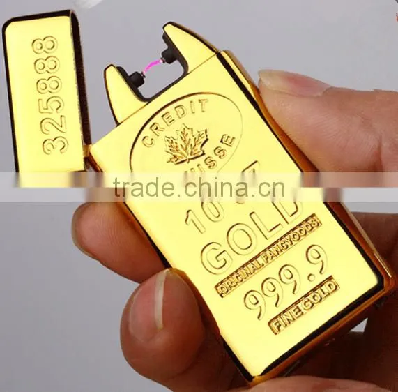 2016 hot sale electronic gold ARC lighter