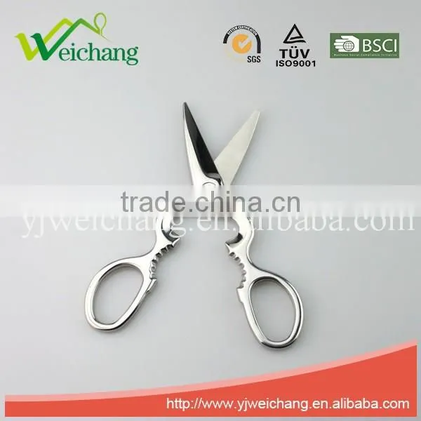 WCJ654 Hot Sale Scissors Stainless Steel Can Opener with Fish cutting scissors