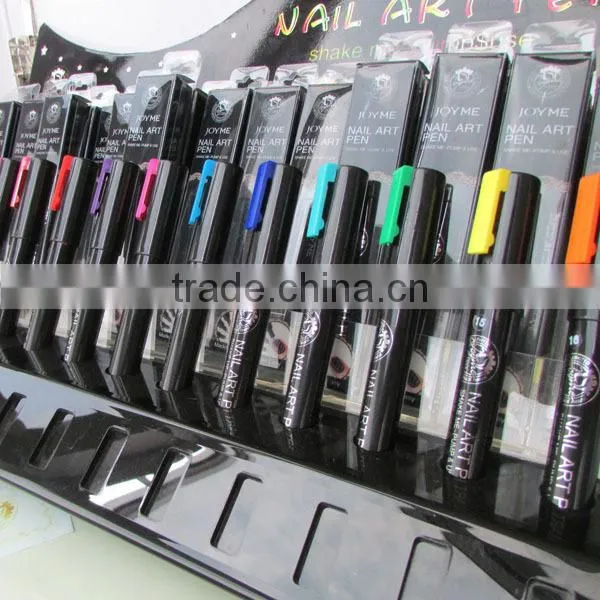 Joyme fashion designs nail art pens set for 16 colors