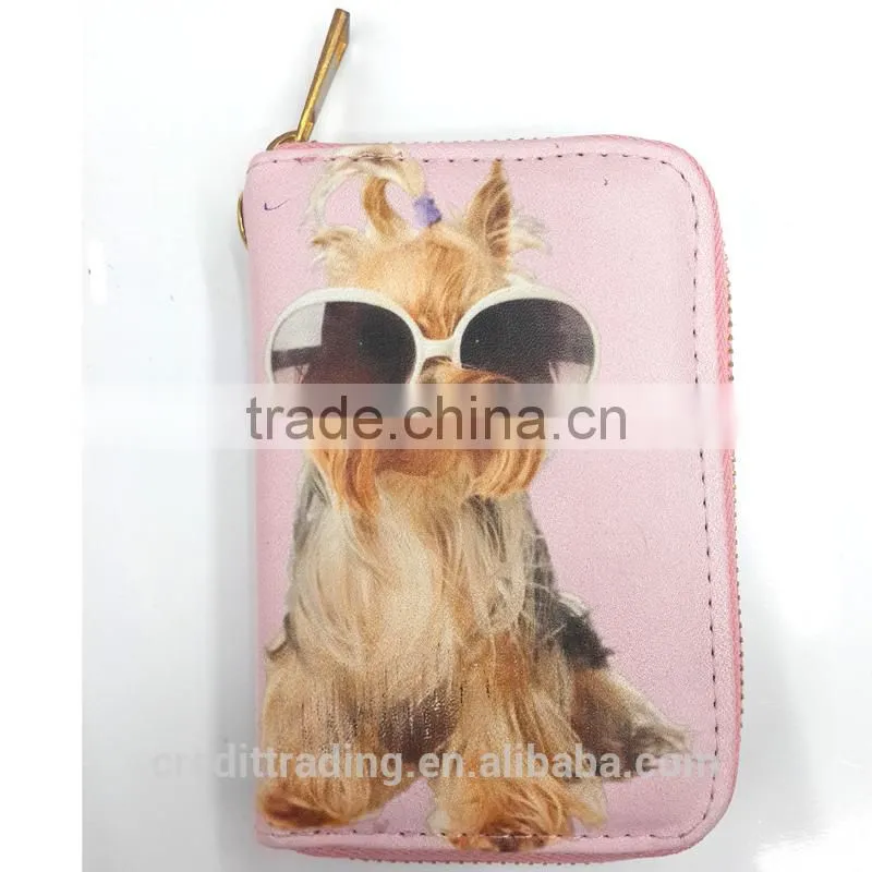 hot selling PU Leather Women Wallet animal Printed