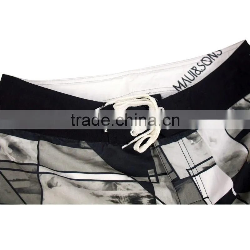 2014 Polyester Custom Stretch Surf Trunks in china