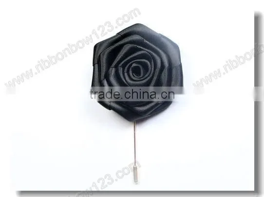 handmade ribbon flower brooches