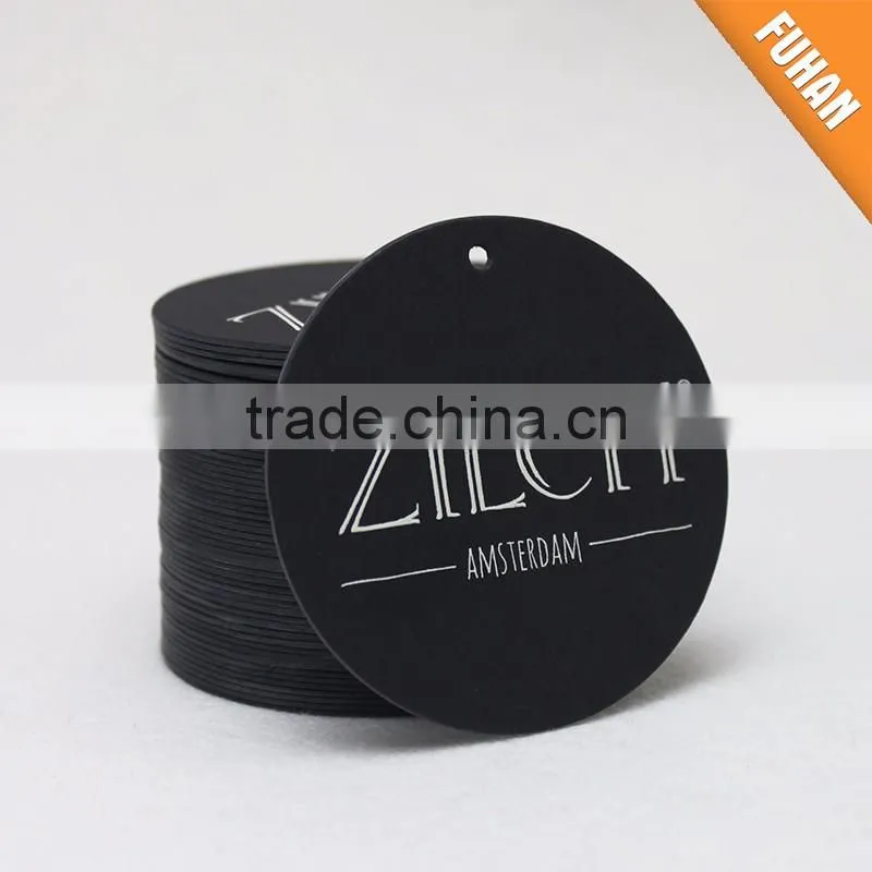 Top Quality Recycled Paper Hang Tag with Eyelet for Shoes/Garment/Bag