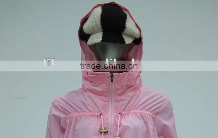 ALIKE summer satin quilted riding uv jacket