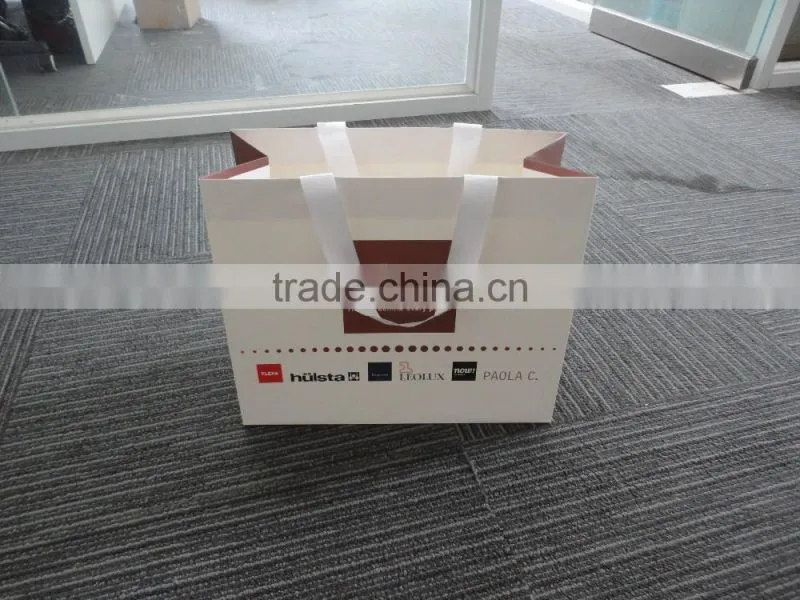 Wholesale TOP Quality Reusable Custom Logo printing Kraft Paper Bag