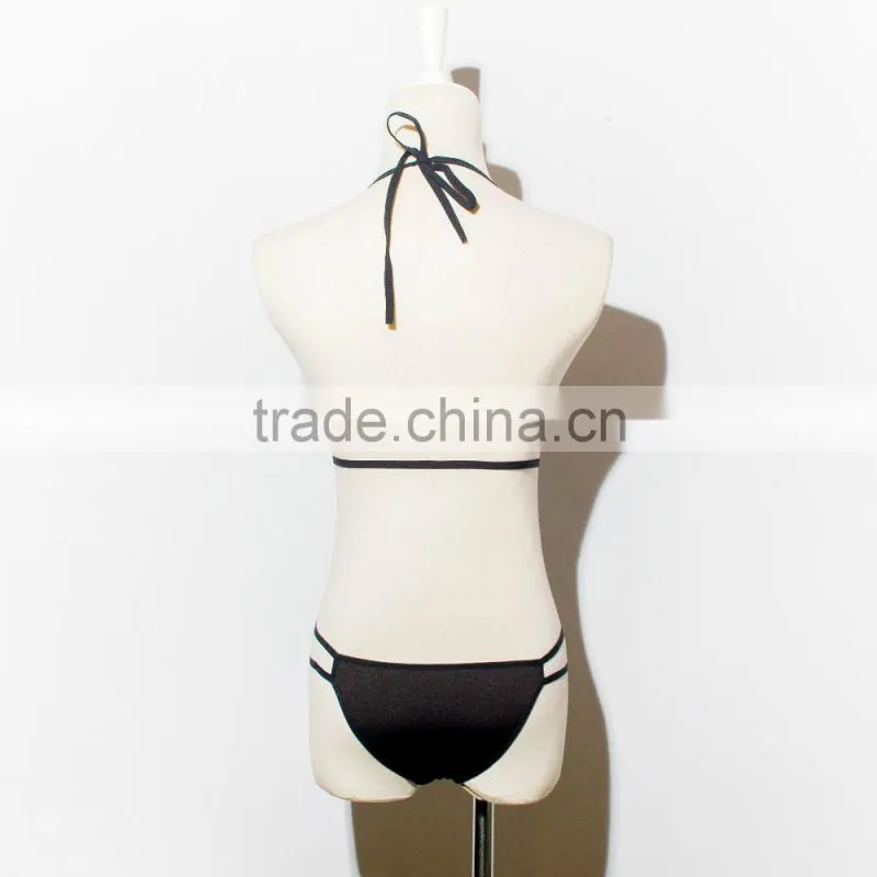 summer new hot sexy tape two-piece girl bikini set