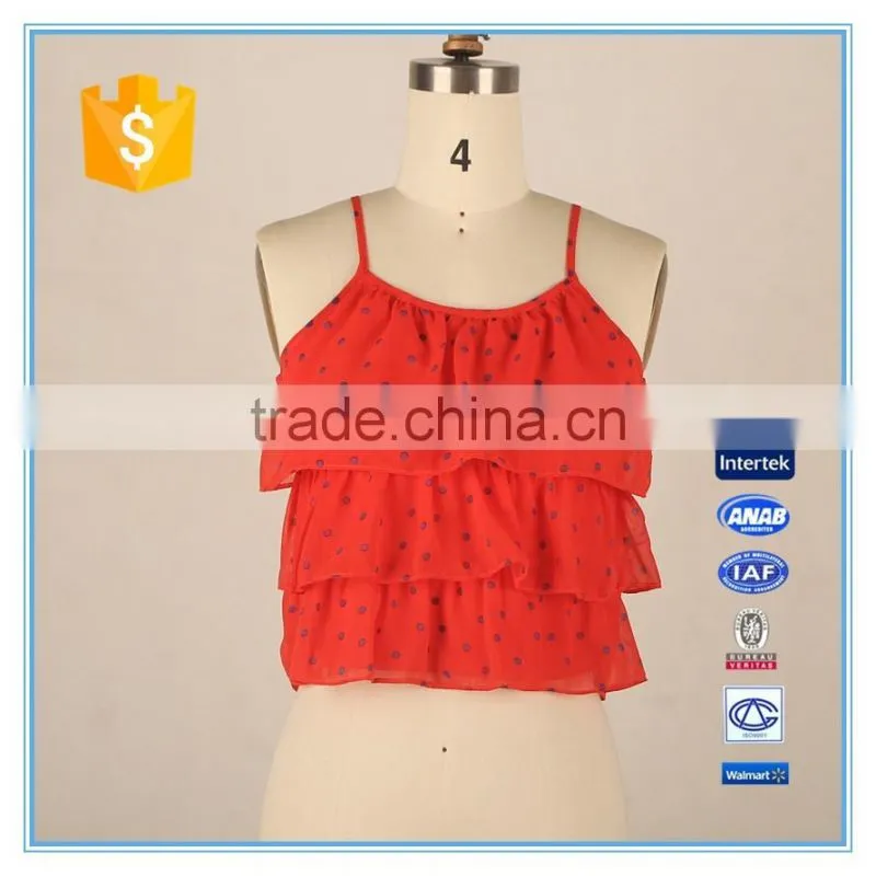 Latest Design Girls Sleeveless Top Kid Clothes 2016 Summer Beaded Design