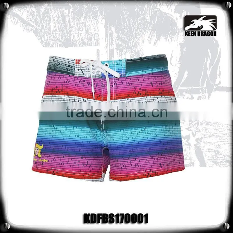 2017 comfortable 4 way stretch sexy board shorts for women