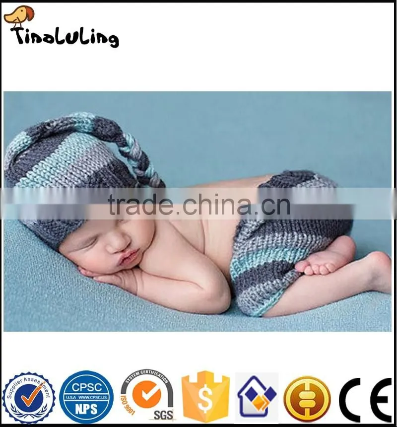 2017 new fashion NPT68 Tinaluling newborn baby blue woolen photography props