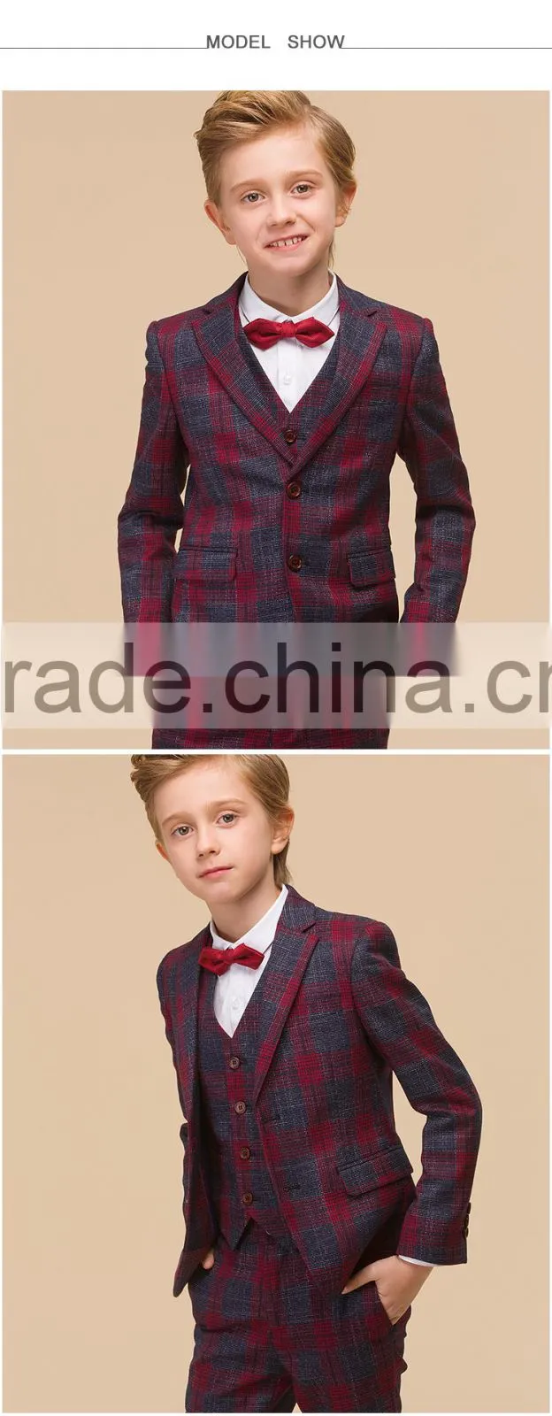 ELPA high quality casual sweat kids boys suits