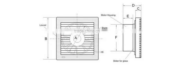 Toilet, kitchen ventilation, exhaust and ventilation fan,small ventilation fan