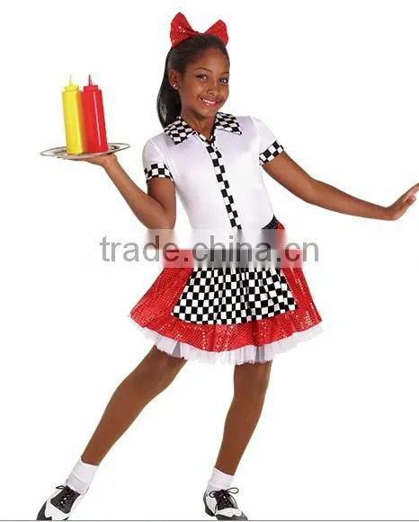 New waiter girl ballet wear -glisten waiter girls' dance wear- glisten school kid dance dress/tutu ballet -children and adults