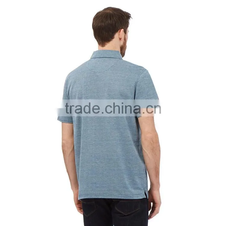 2017 Shandao Autumn Lastest Design Casual 220g 95%Cotton 5%Polyester Short Sleeve Men Customize Clothing