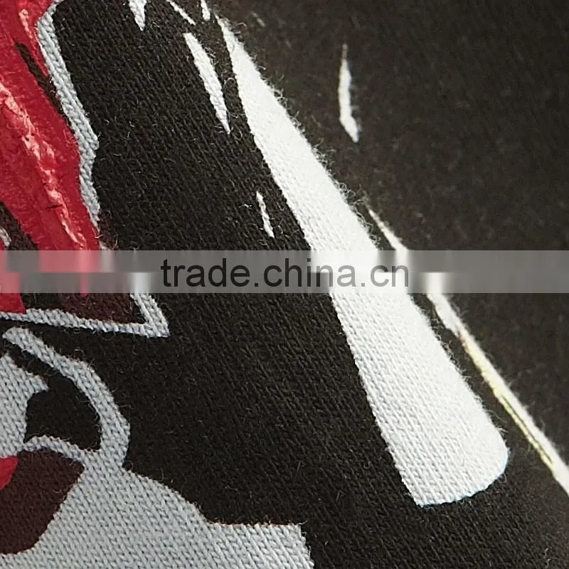 High quality premium custom print logo 100% combed cotton t shirt
