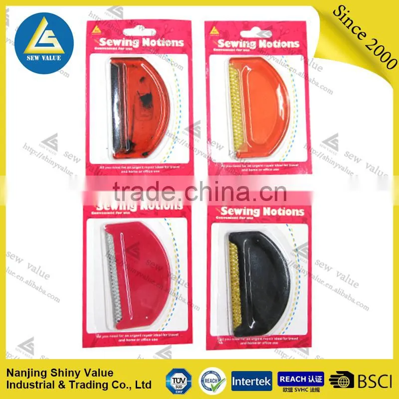 2pcs Pack Plastic Handle Fuzz Removing Usage Metal Brush Type Cashmere Eomb For Wool Cloth