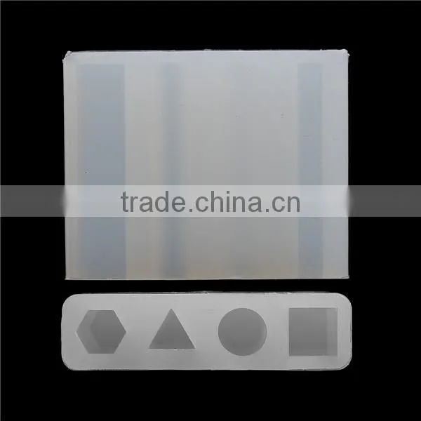 Custom Multi Shape White Silicone Jewelry Pendant Resin Casting Mold