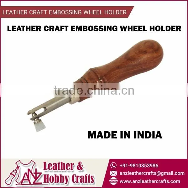 Leather Craft Embossing Wheel Holder with Proper Finihsing