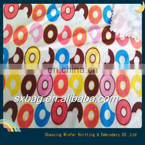 T/C65/35 polyester/cotton single jersey kid knitting printed fabric for lady dress garment