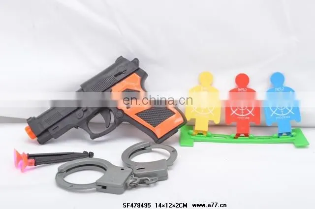 2014 Hot Selling B/O Soft Gun Toys, Plastic Electronics Toys Soft Bullet Gun