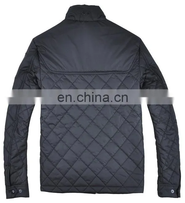 high quality fashion quilted winter jacket men