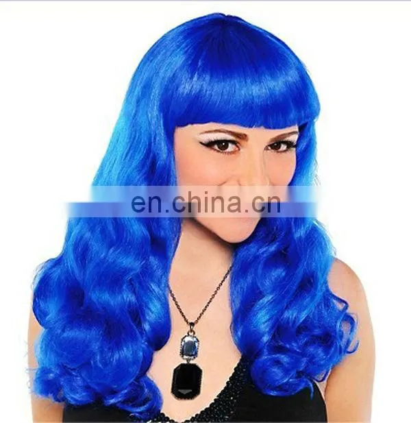 Electric Blue Wig