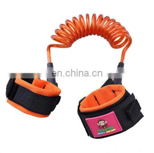 New design recommended Anti-Lost Wrist Link Safety Harnthe belt combination lock children lost with wire traction rope belt