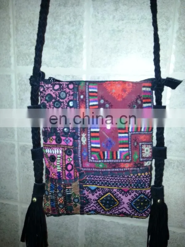 Cross Sling Bag Embroidered Banjara Bag Ethnic India Gypsy Purse