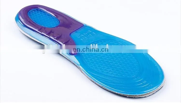 Sports Massaging Silicone Gel Insoles Arch Support Orthopedic Plantar Fasciitis Running Insole For shoes #YD0001