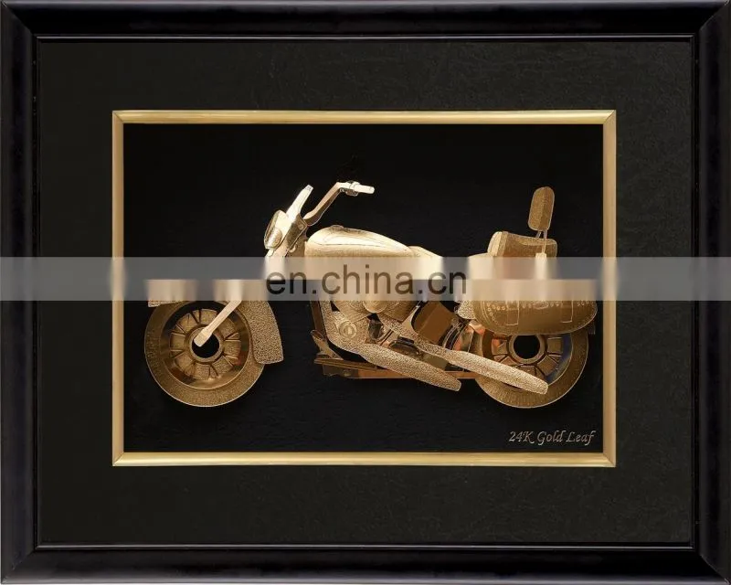 Exquisite beyond compare & classic gold photo frame customized logo is accepted
