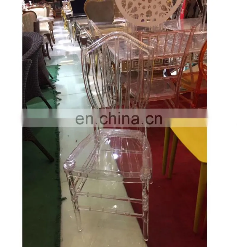 wholesales cheap clear acrylic princess banquet chair