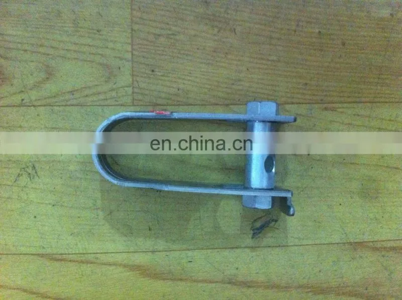 Three holes Metal galvanized telescopic pole clamp,High strengh electric pole clamp