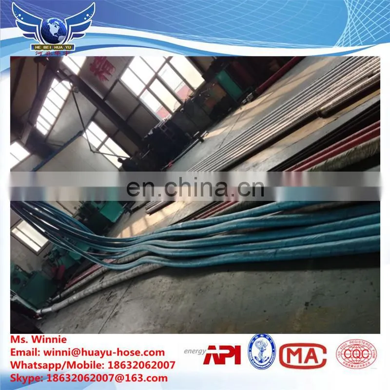 Fully stocked Spiral Oil Drilling steel wire reinforced rubber hose/Long life high pressure steel wire spiral drilling rubber ho