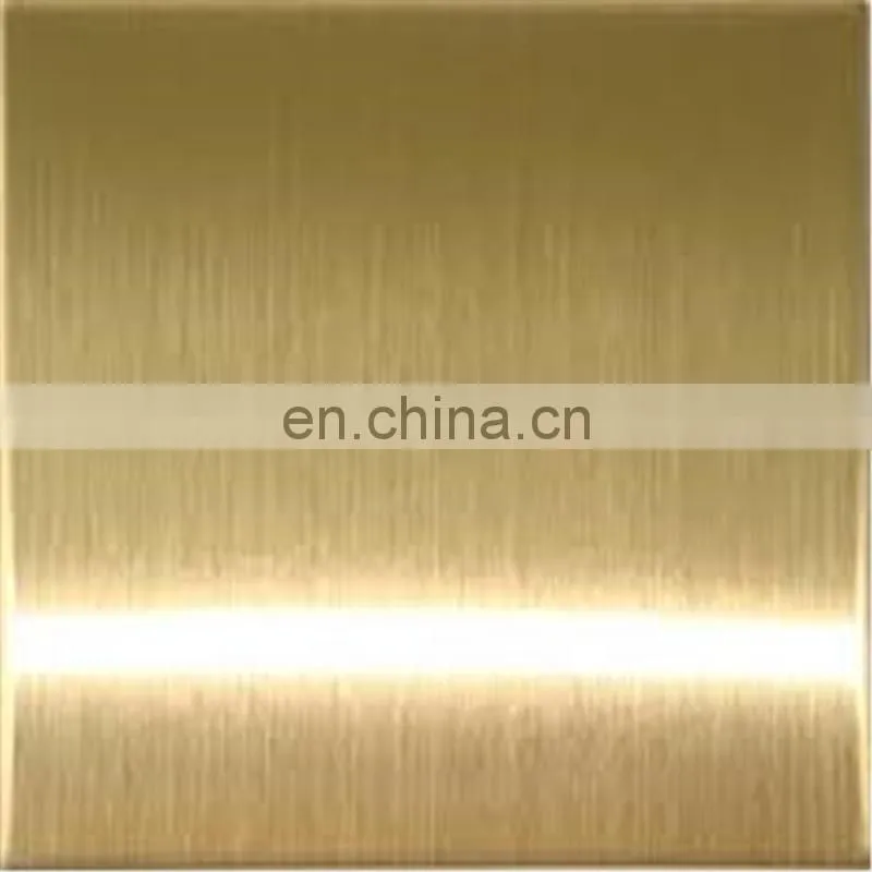 stainless steel sheet and plate colored AISI