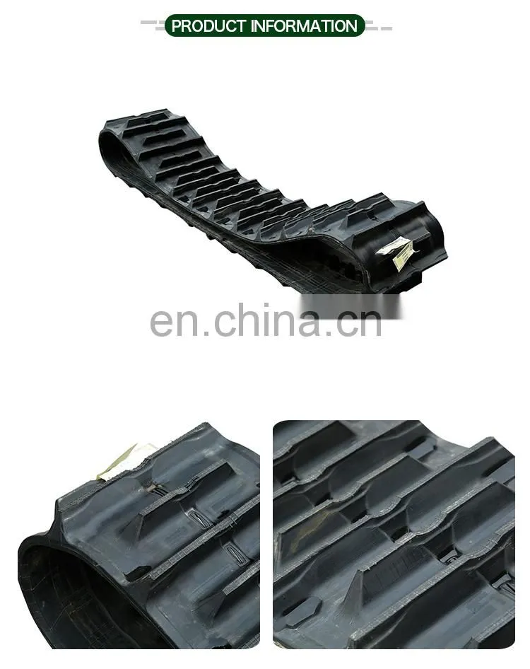 450x90x51 kubota harvester tractors rubber Crawler Belt for combine harvester