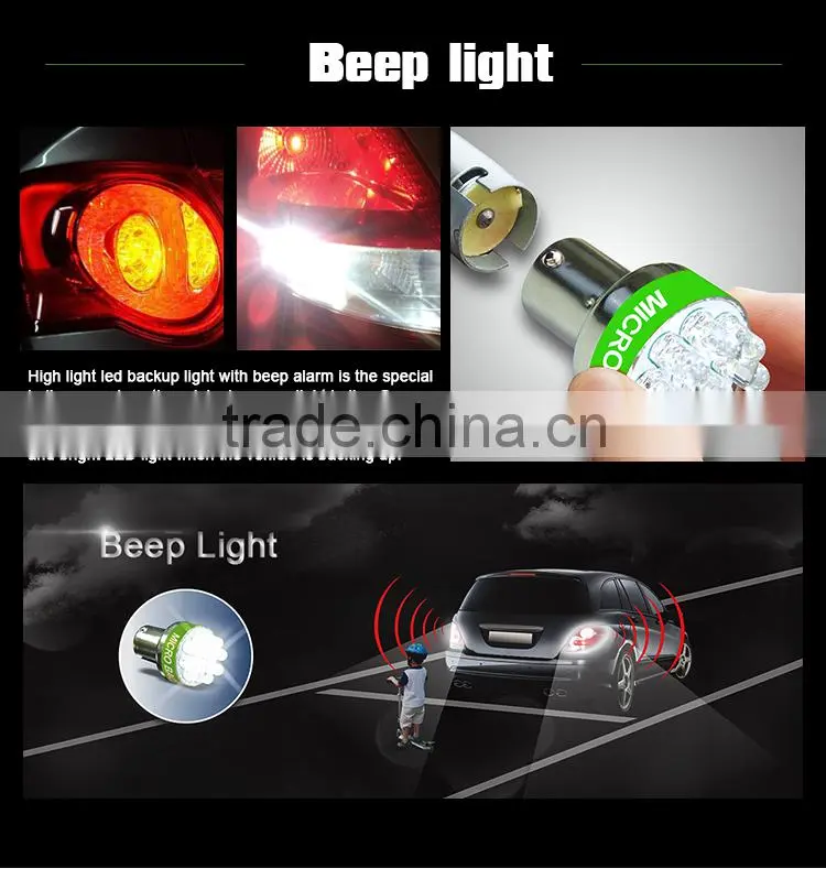 9 pc LED bulb with beep warning Beep Reverse Lights & 9-16V/DC DF-2303