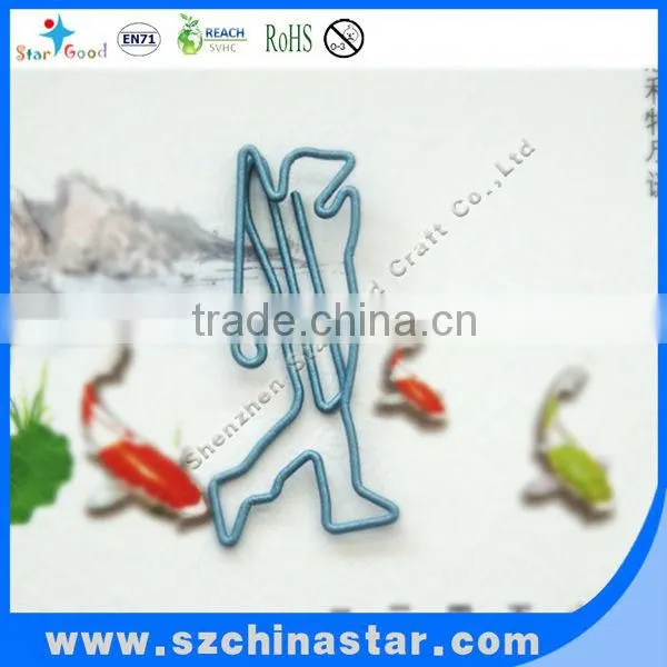 Great varieties Beautiful novelty golf paper clips