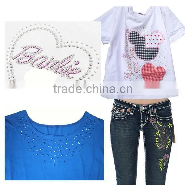 cheap shining crystal transfers dance