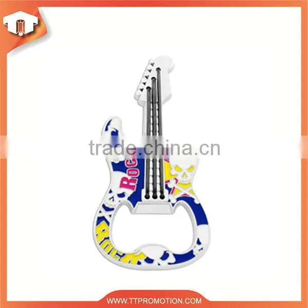 2015 Fashion guitar keychain bottle opener wholesale
