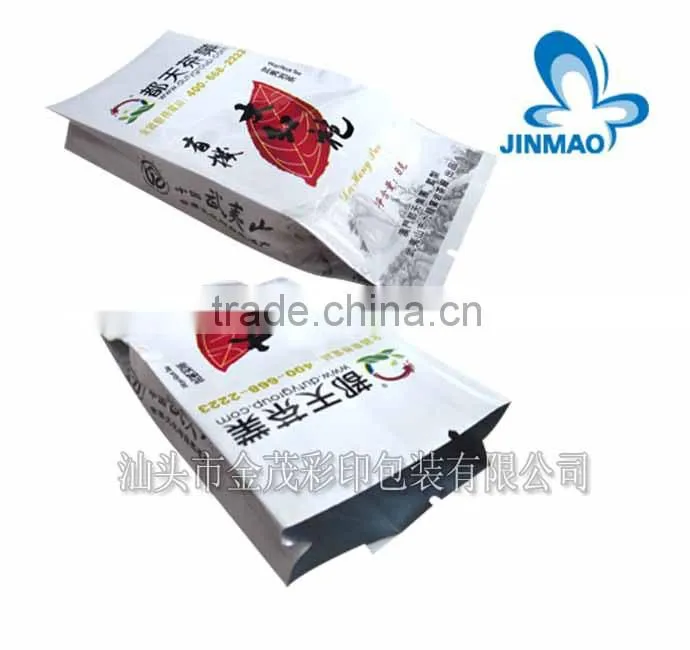 Food grade plastic bag for tea packaging