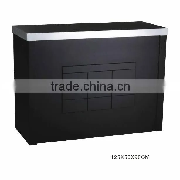 wholesale barber supplies salon shop using modern salon furniture design check out counter payment reception wooden table