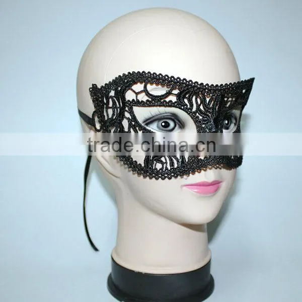 Cheapest price Fashion Sexy Womens Party Club Hollow Lace Eye Mask black and white masquerade masks