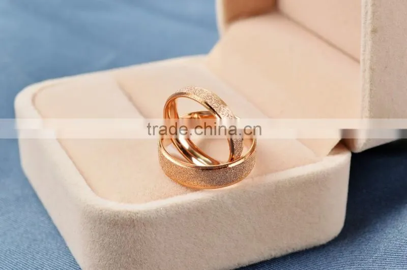Hot Sale Fashion jewelry 2016 jewellery silver color couple stainless steel ring