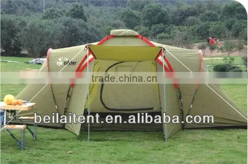 6 persons outdoor family camping tent with high quality