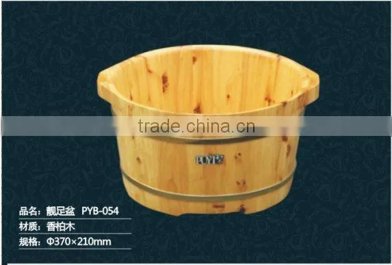 Foot Prettified Basin Wooden Footbath Barrels