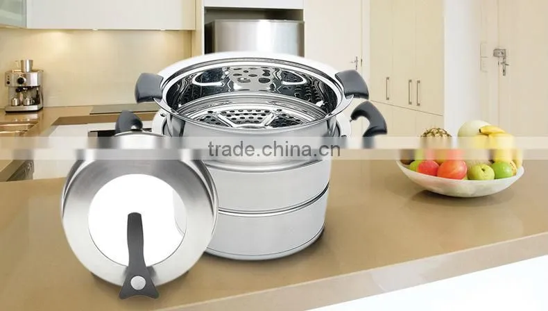 1Hot Popular Double Cooking Pan