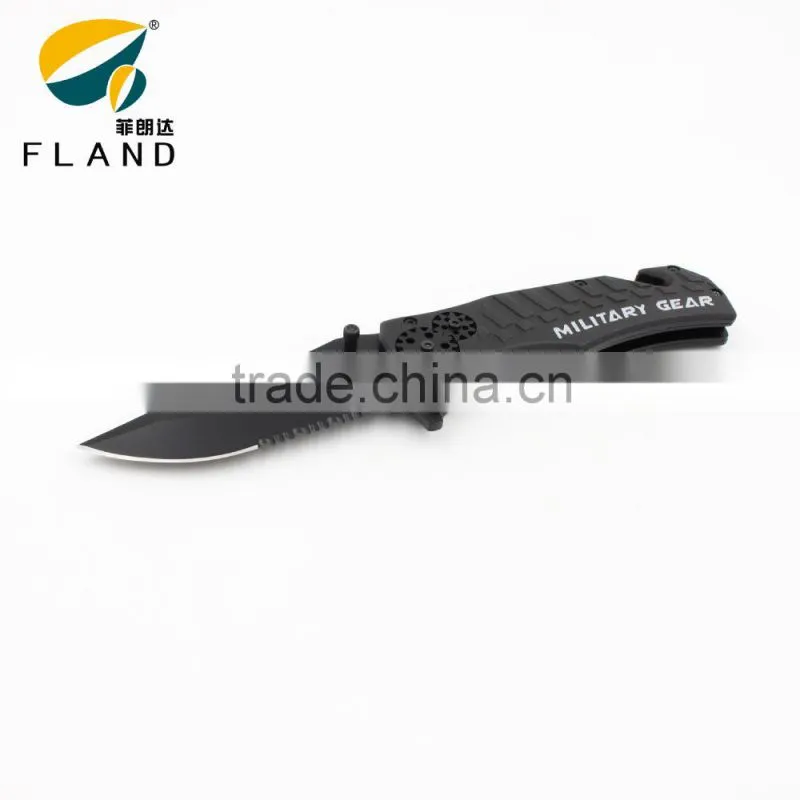 yangjiang factory manufacture 2015 New style multi function with gear saber hunting knife