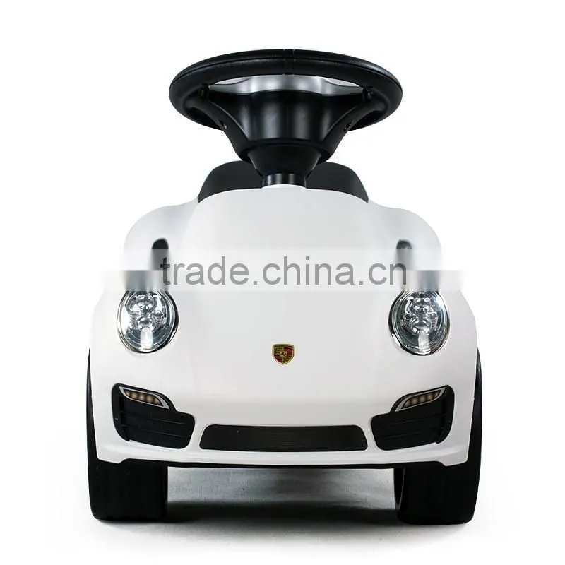 No need power use foot pushing licensed ride on car Porsche
