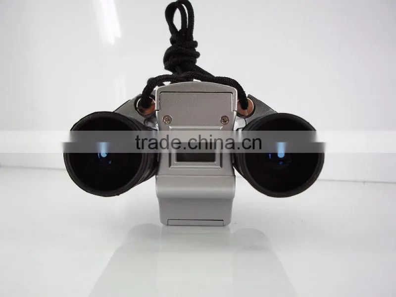2016 factory price high quality 300k/25mm objective lens binoculars combind with digital camera for outgoing or traveling