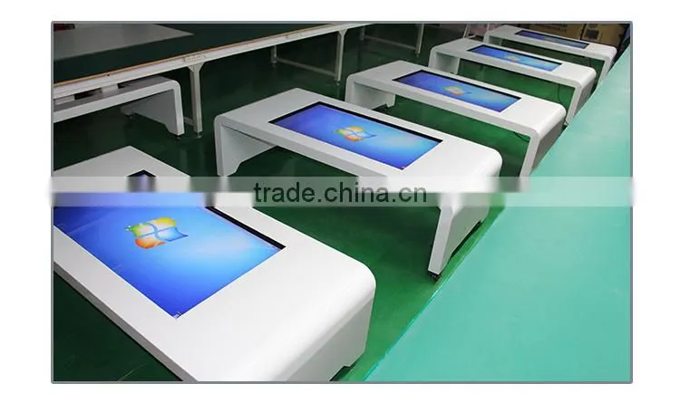 42 inch coffee table style touch screen with wifi led advertising player
