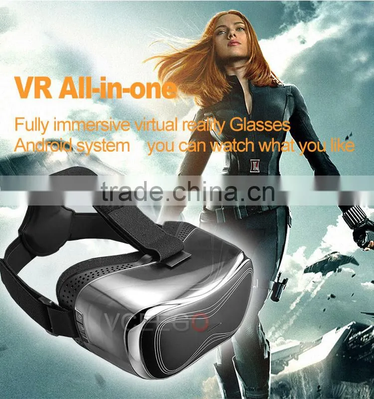New arrival powerfull virtual reality 3d glasses with custom logo support 3D VR BOX movie/games/video all In one